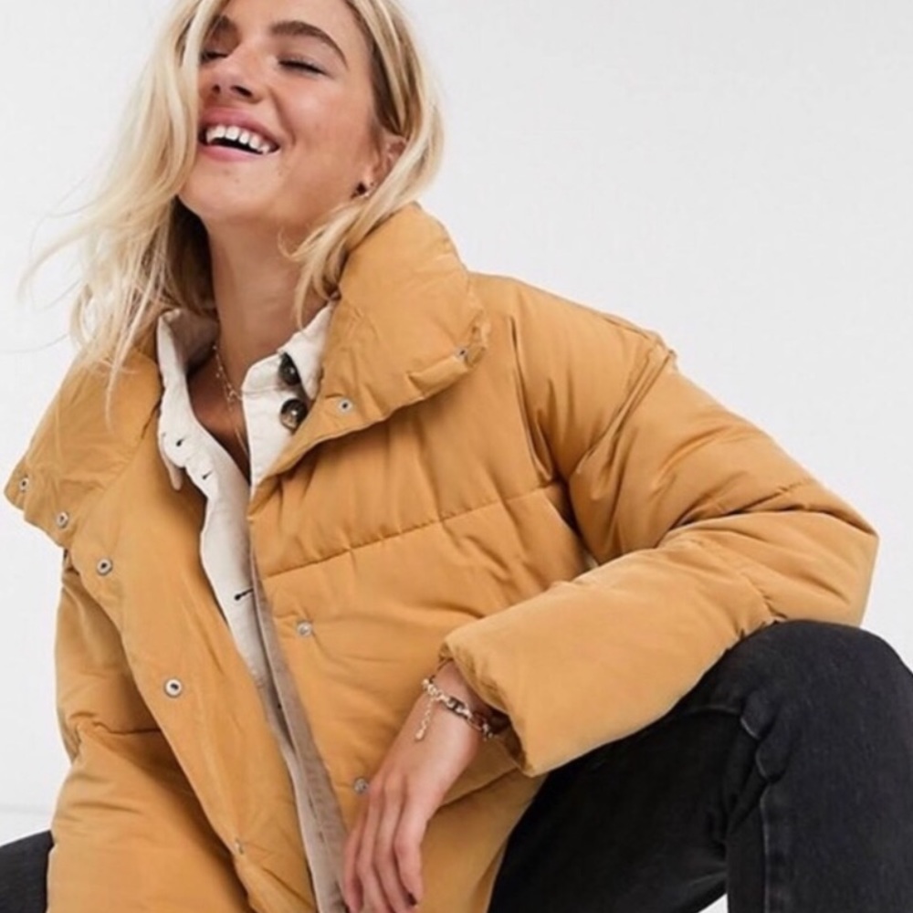 NWT Free People Weekender Puffer-Athenian Bronze